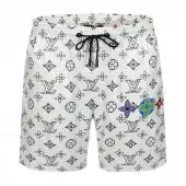 louis vuitton swim shorts pas cher 3monogram left white